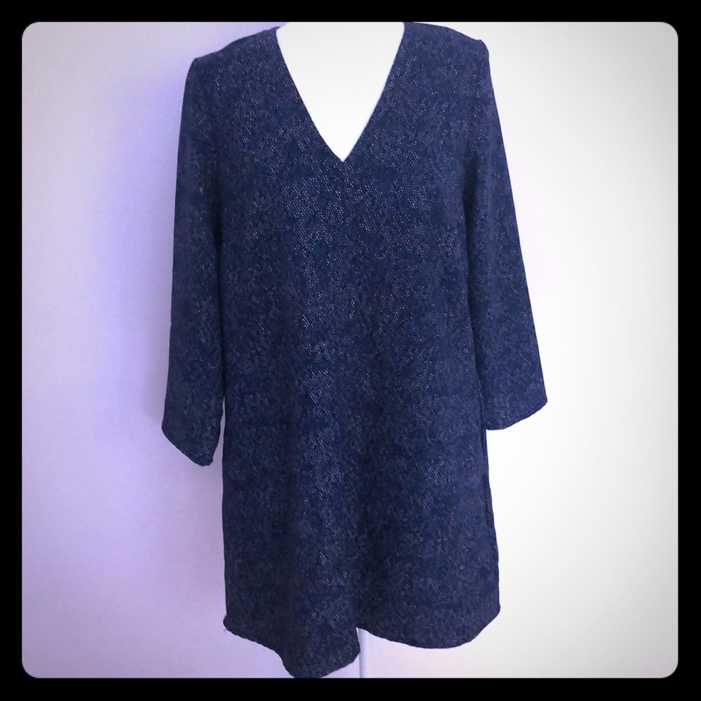 Gap Blue Patterned Dress with Pockets!